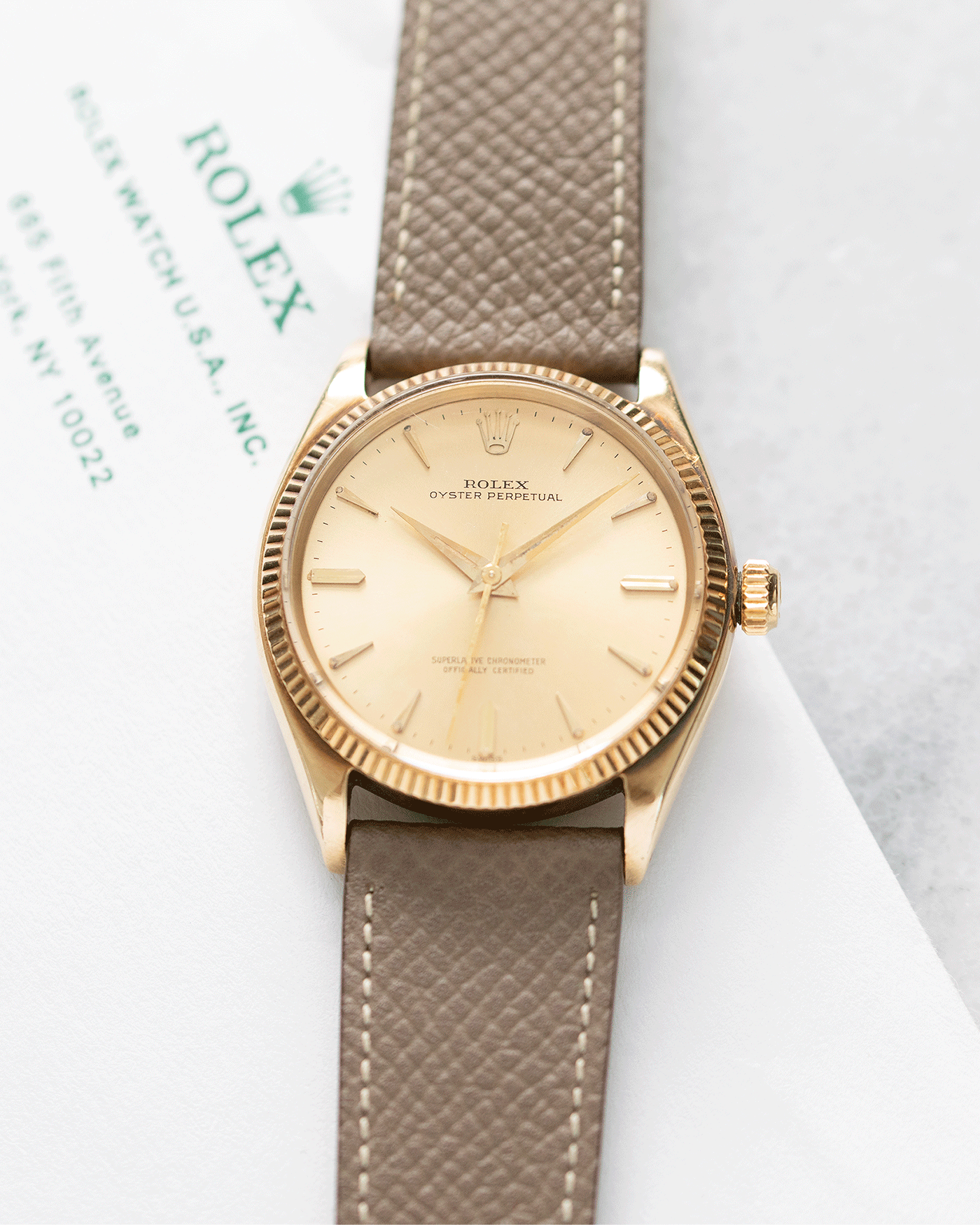 rolex 1005 gold