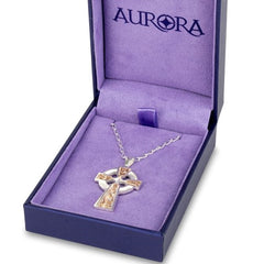 Celtic Cross by Aurora Jewellery Orkney in Box