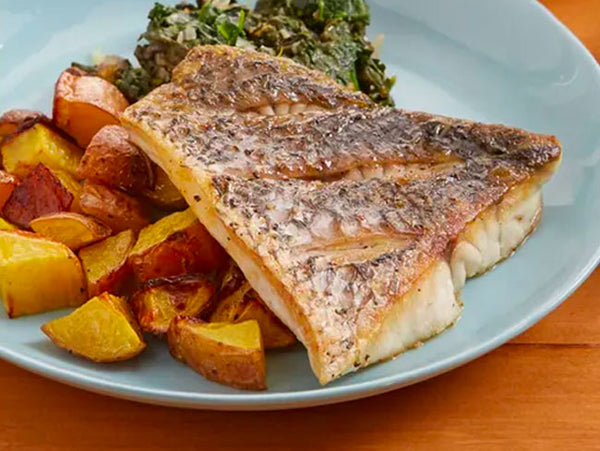 How to prepare Pan-Seared Barramundi with Prince of Orange Potatoes ...