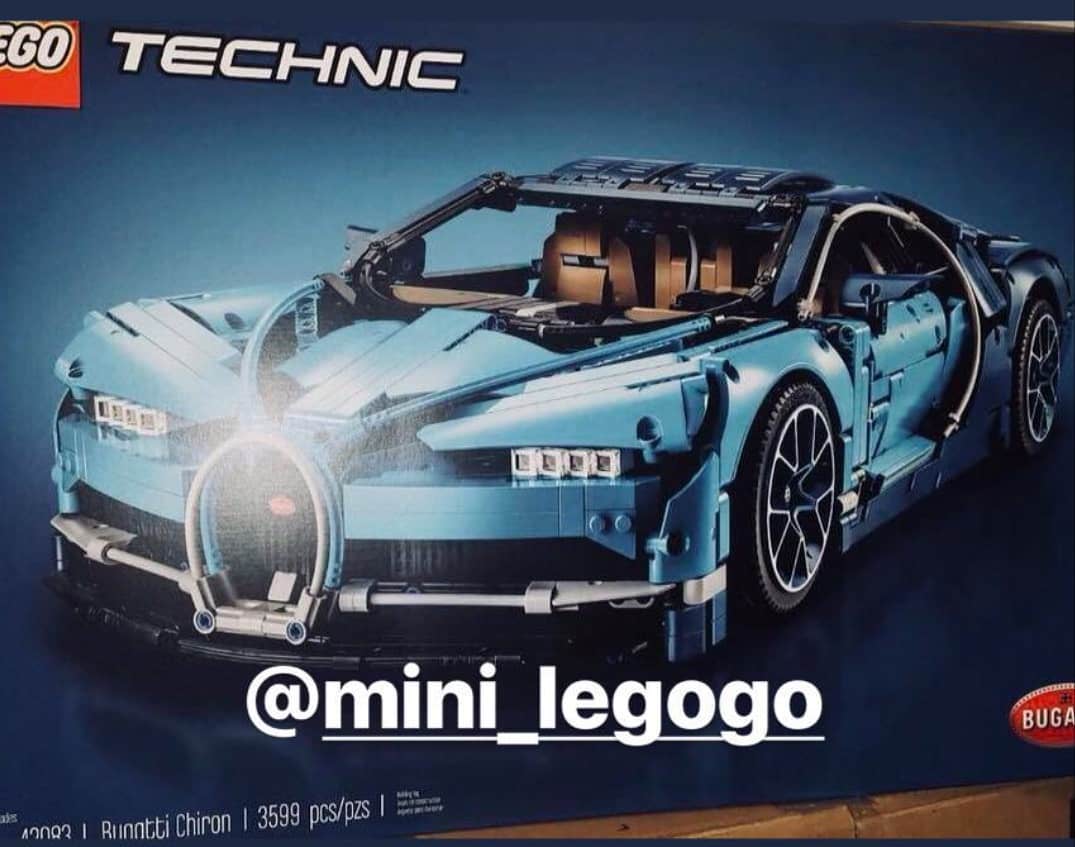 Lego Technic Bugatti Chiron Caja 2