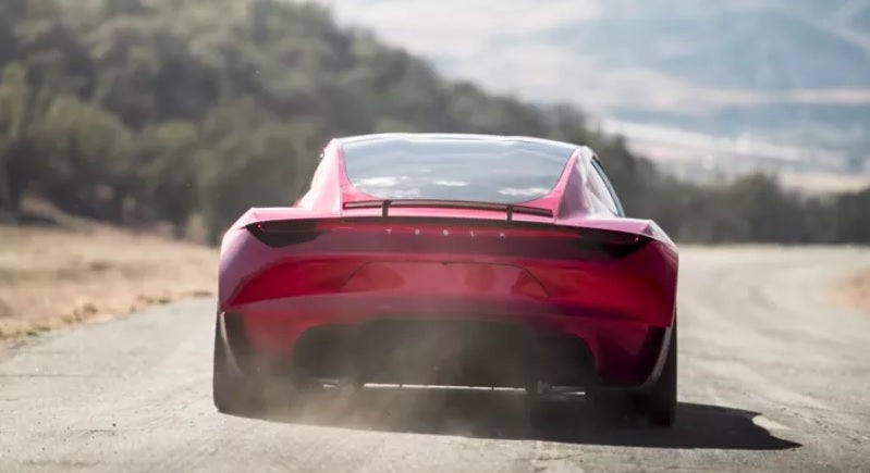 Tesla Roadster Posterior