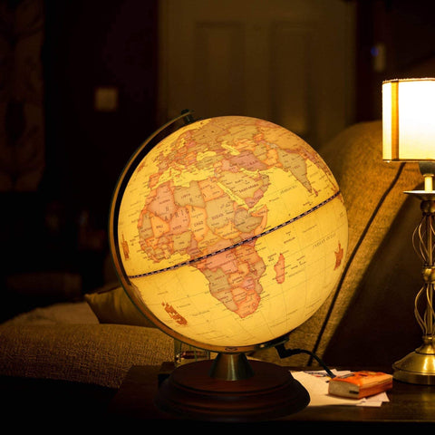 TTKTK Illuminated World Globe for Kids