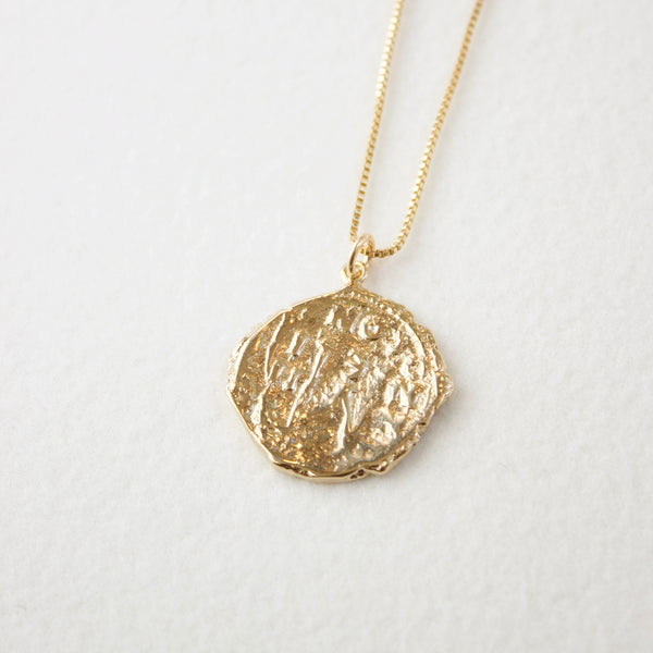 French Coin Necklace – Collarbone Jewelry