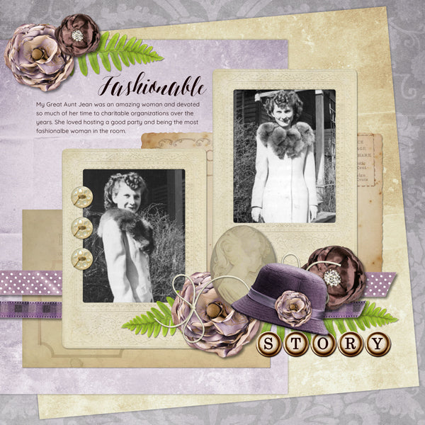 My Crafty Story Digital Scrapbooking Kit Digital Scrapbook Kit