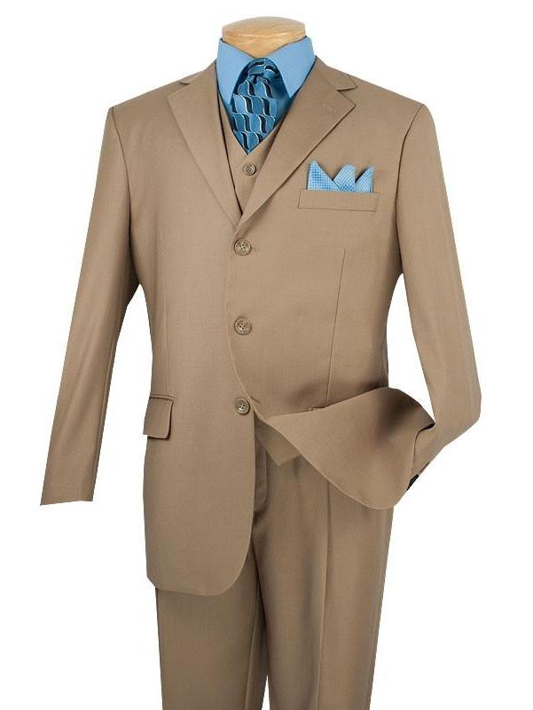 Avalon Collection - Regular Fit Men's Suit 3 Button 3 ...