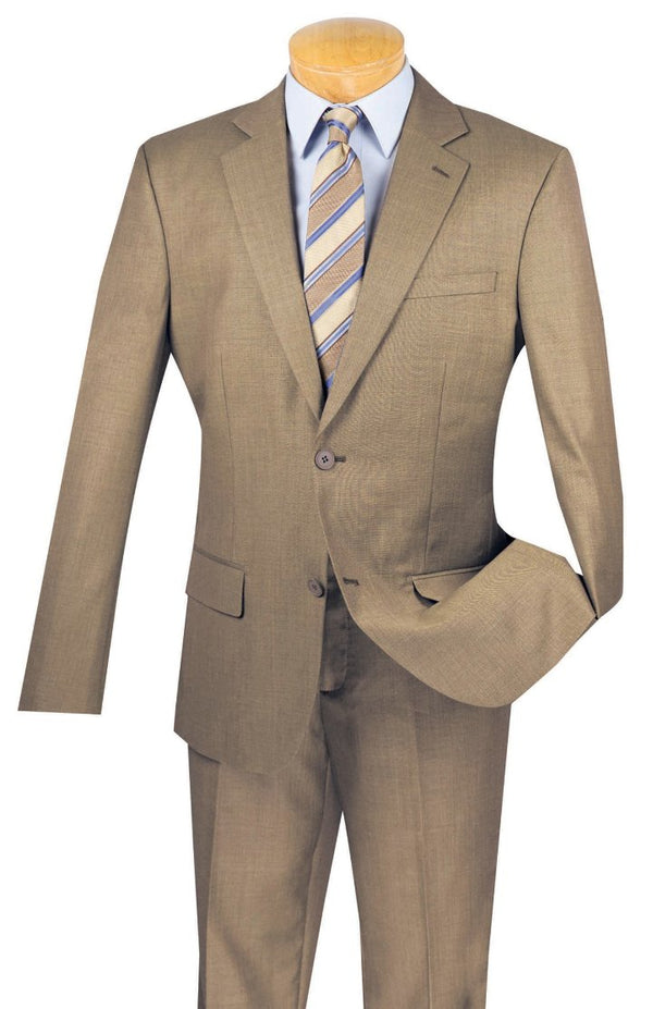 Bevagna Collection - 100% Virgin Wool Regular Fit 2 Piece Suit 2 Button ...