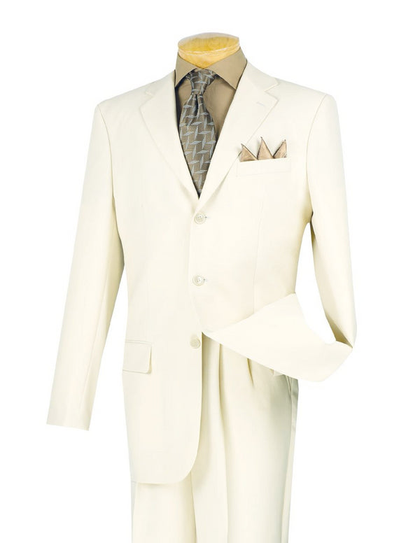 Men's Regular Fit Tuxedo 3 Piece with Vest White | Men's Fashion