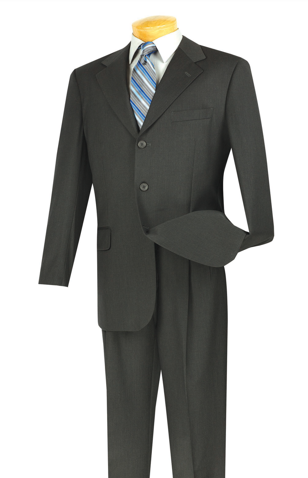 charcoal business suit