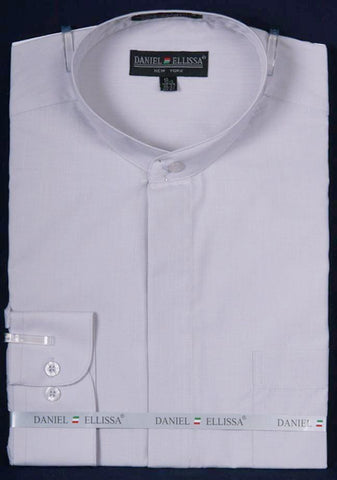 Banded Collar Shirt | Suits Outlets Men's Fashion