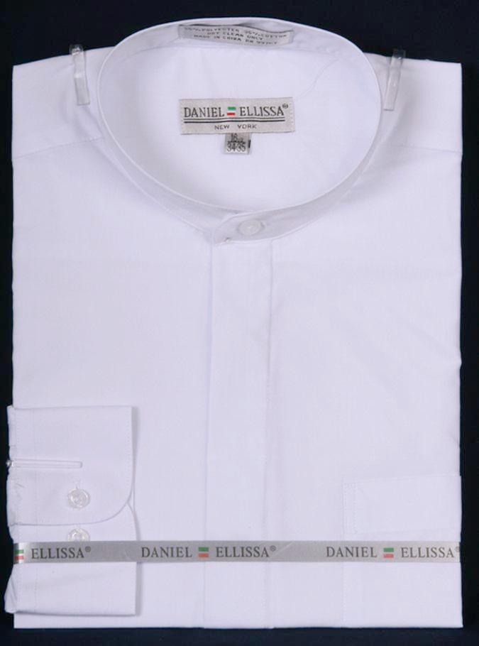 clean collar of dress shirt