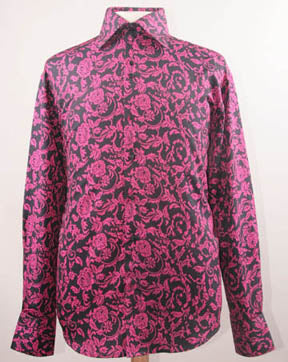 fuchsia mens dress shirt