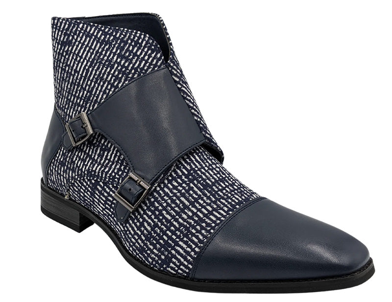 Ink Double Monk Strap Fashion Boots