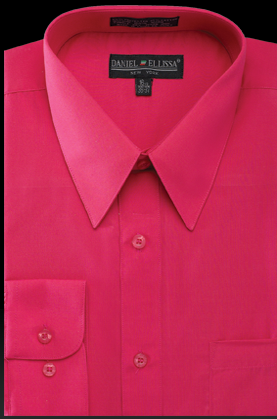 fuchsia mens dress shirt