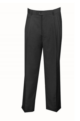 Buy Men Navy Slim Fit Solid Flat Front Leisure Sport Trousers Online -  370389