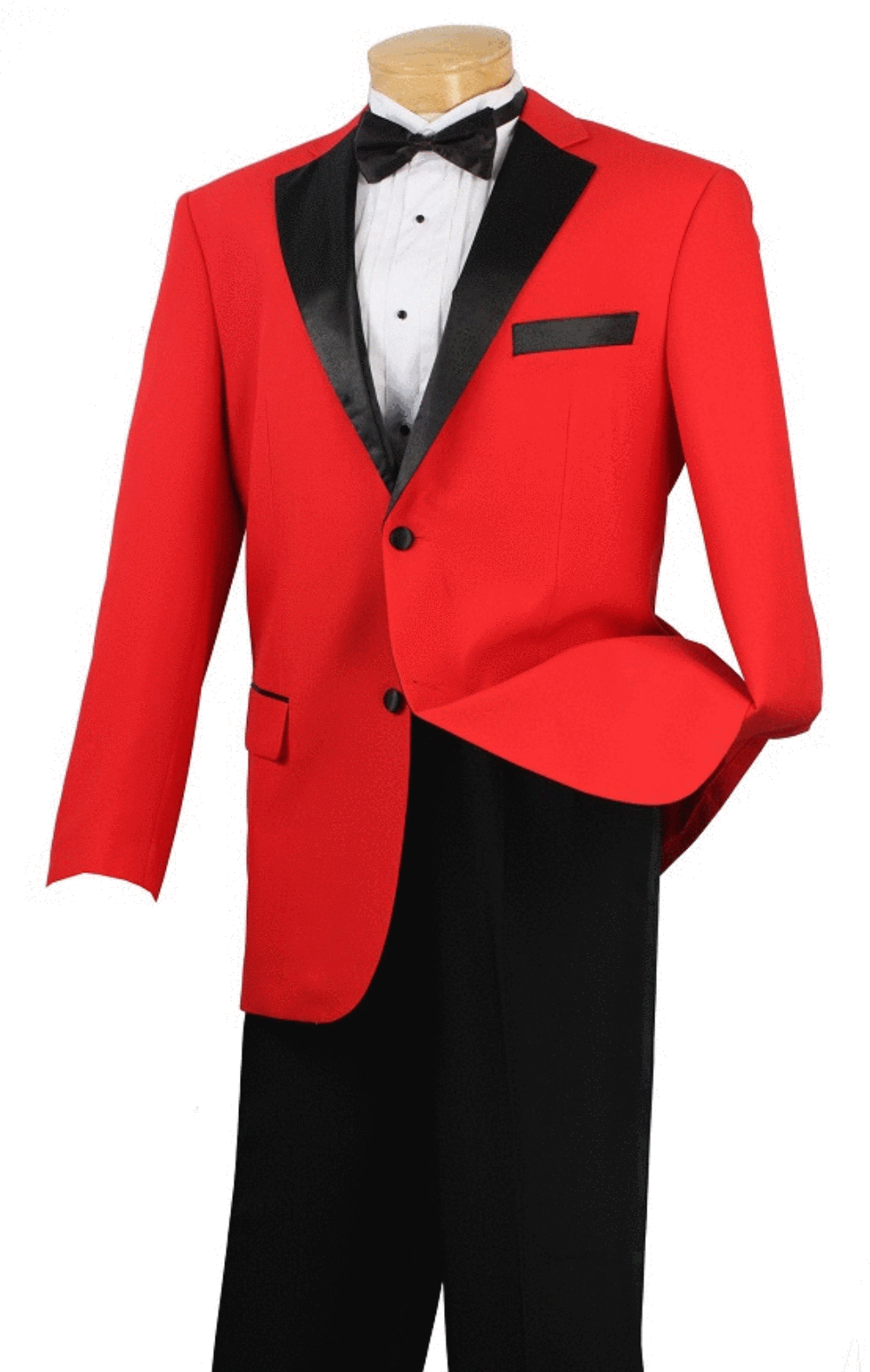 fancy red suit