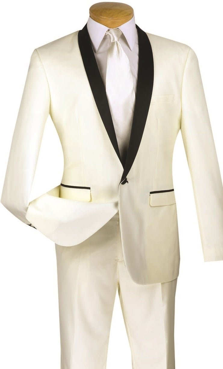 Kingsman Collection - Shawl Collar Slim Fit Tuxedo 2 Piece 1 Button ...