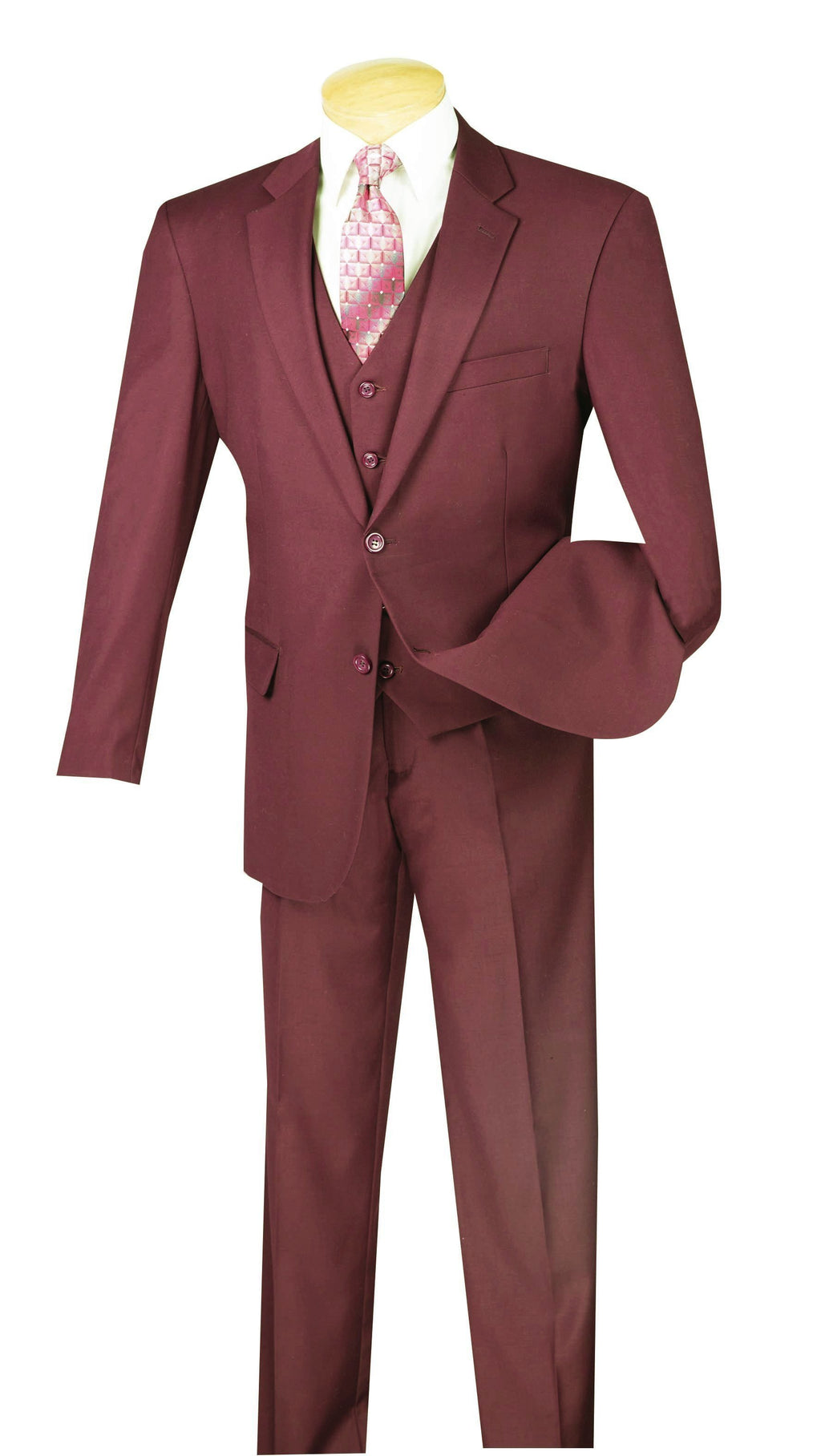 Collection Regular Fit 3 Piece Suit 2 Button in