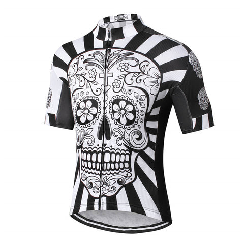 sugar skull cycling jersey