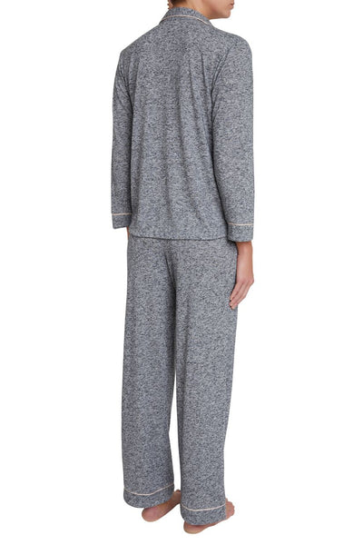 Eberjey Bobby Long PJ Set in Heathered Grey - Lounge Beauties