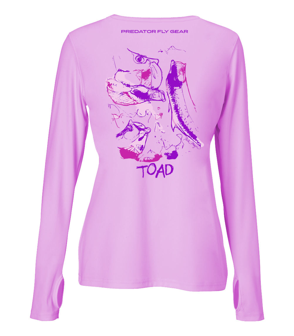 Womens Eat Performance Shirt, Muskie LG / Surf Candy Pink