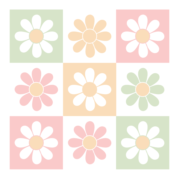 3x3checkerflowers