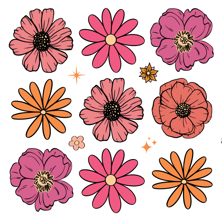 3x3springflowers