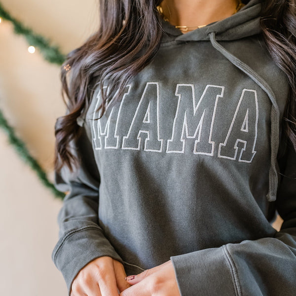 Waffle Knit Mama Crewneck Sweatshirt Embroidered Mama Sweatshirt Family  Crewneck Sweatshirt Pregnancy Announcement Gift for Family -  Canada