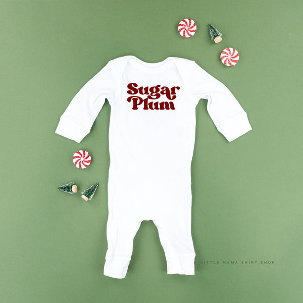 Candy Cane Lane - One Piece Baby Sleeper – Little Mama Shirt Shop LLC