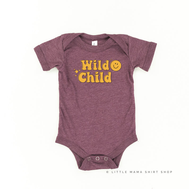 WILD CHILD - Groovy - Short Sleeve Child Shirt – Little Mama Shirt Shop LLC