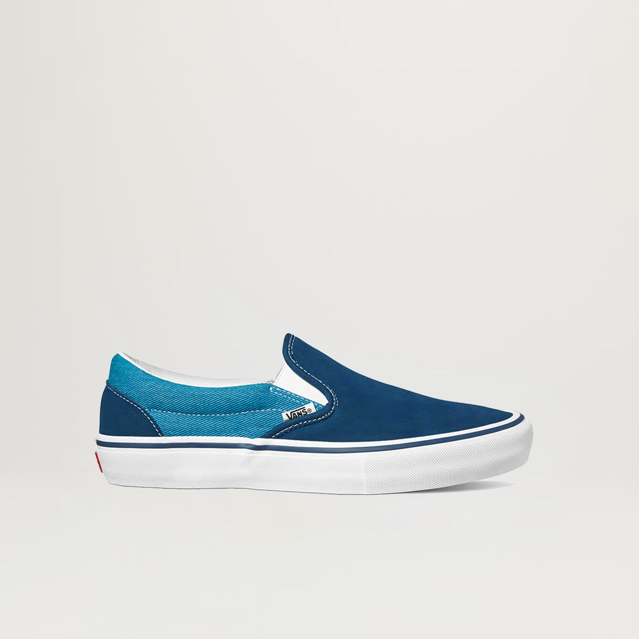 vans slip on pro blue