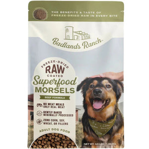 Badlands Ranch Raw Coated Morsels Beef - Firehouse Pet Shop