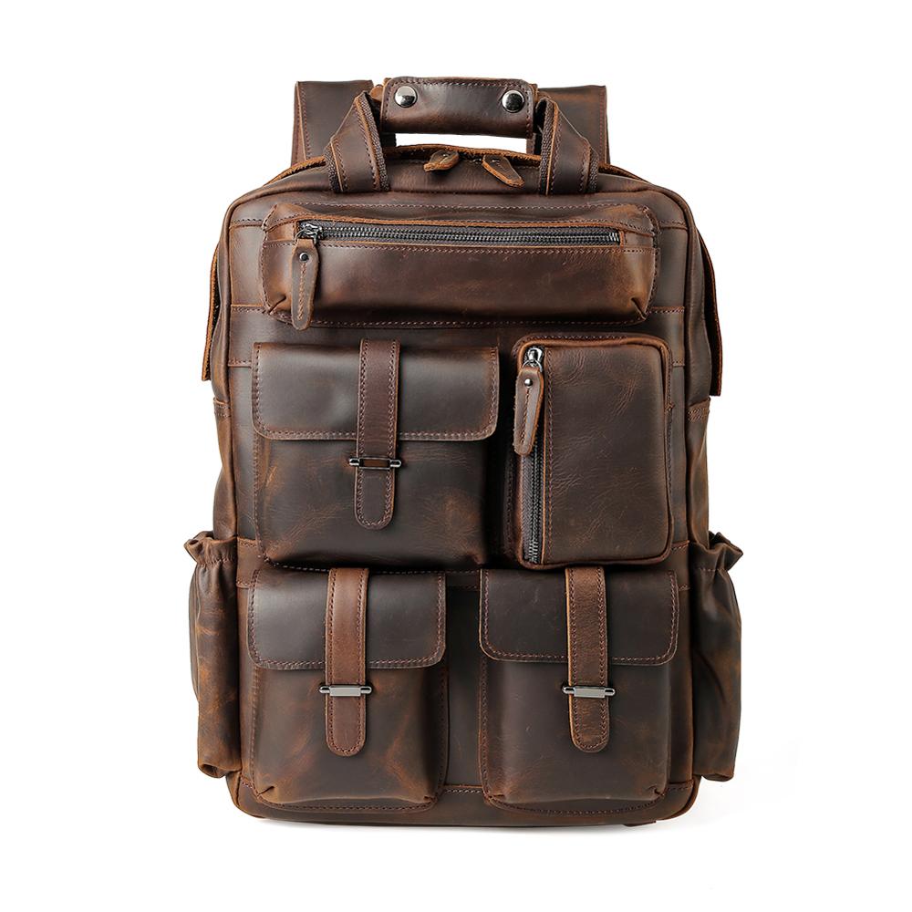 Leather Travel Backpack - Denali Leather Goods