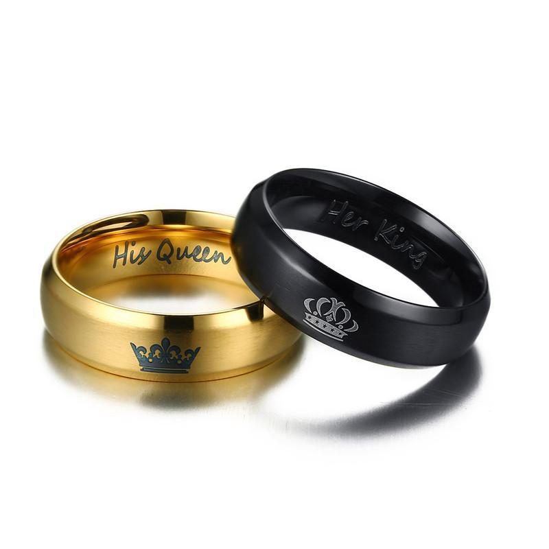 Her king His Queen Limited Edition Rings  sugarandhoney us
