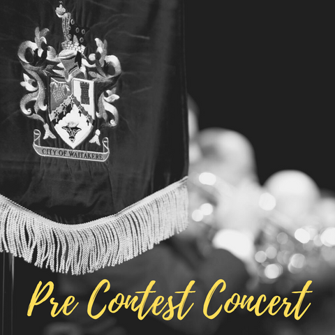 pre contest concert poster