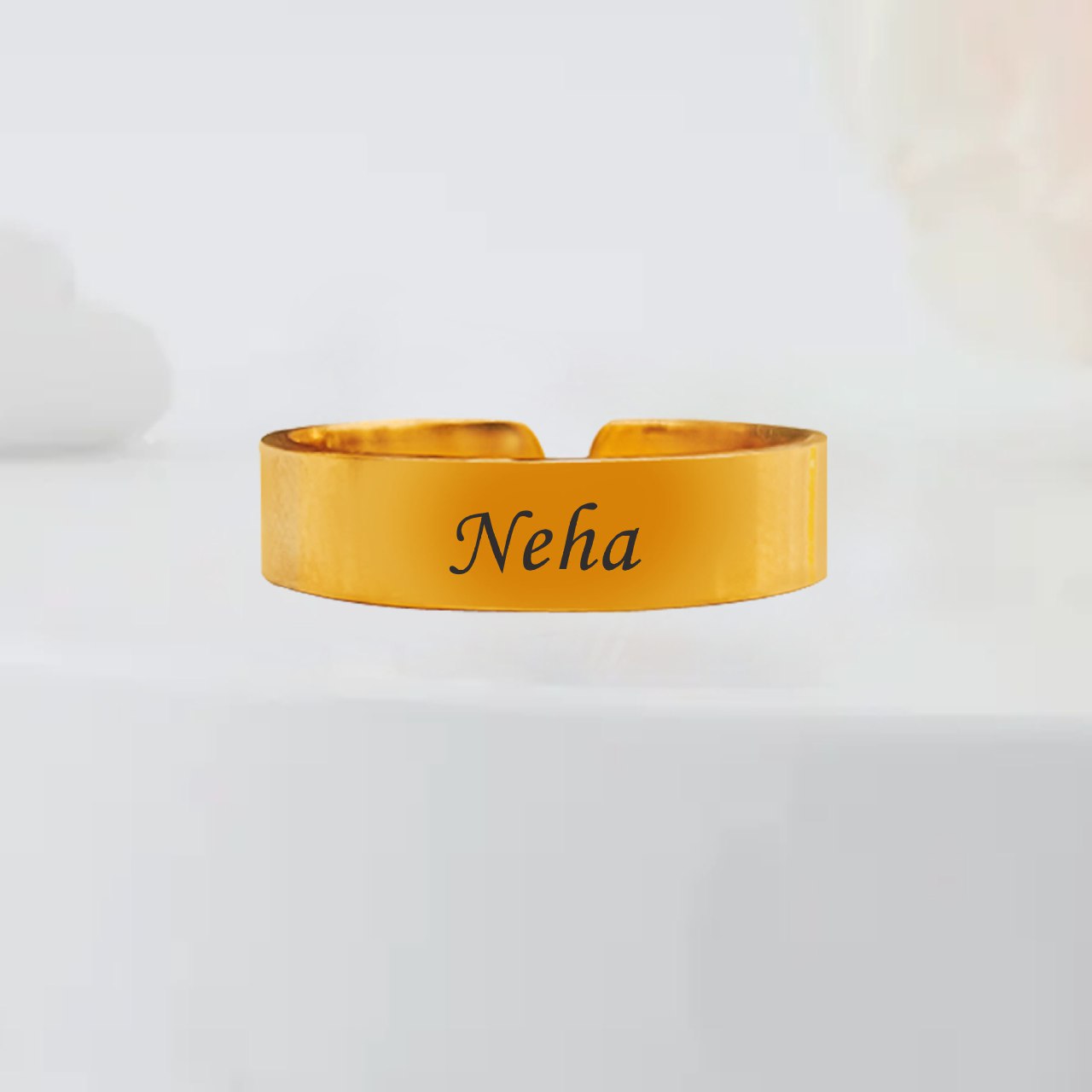 Buy Pipa Bella by Nykaa Fashion N Initial Gold Letter Ring Online