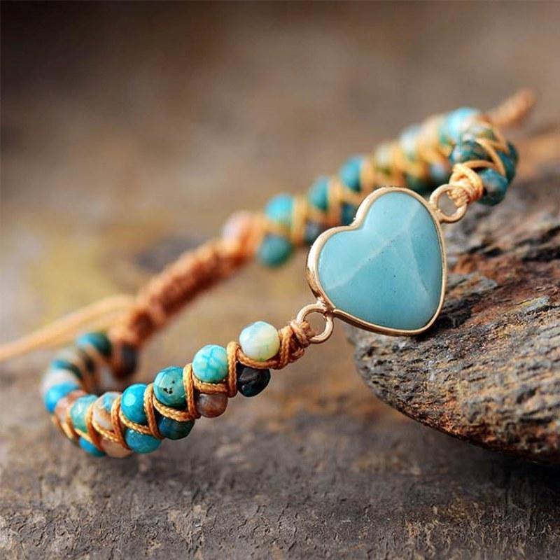 Amazonite Bracelet Perfect Gift For Family Friends Healing Stone Givena Shop