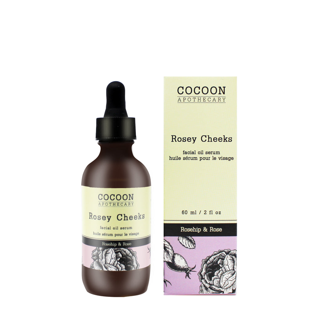 Rose Facial Oil Moisturizing Serum Cocoon Apothecary