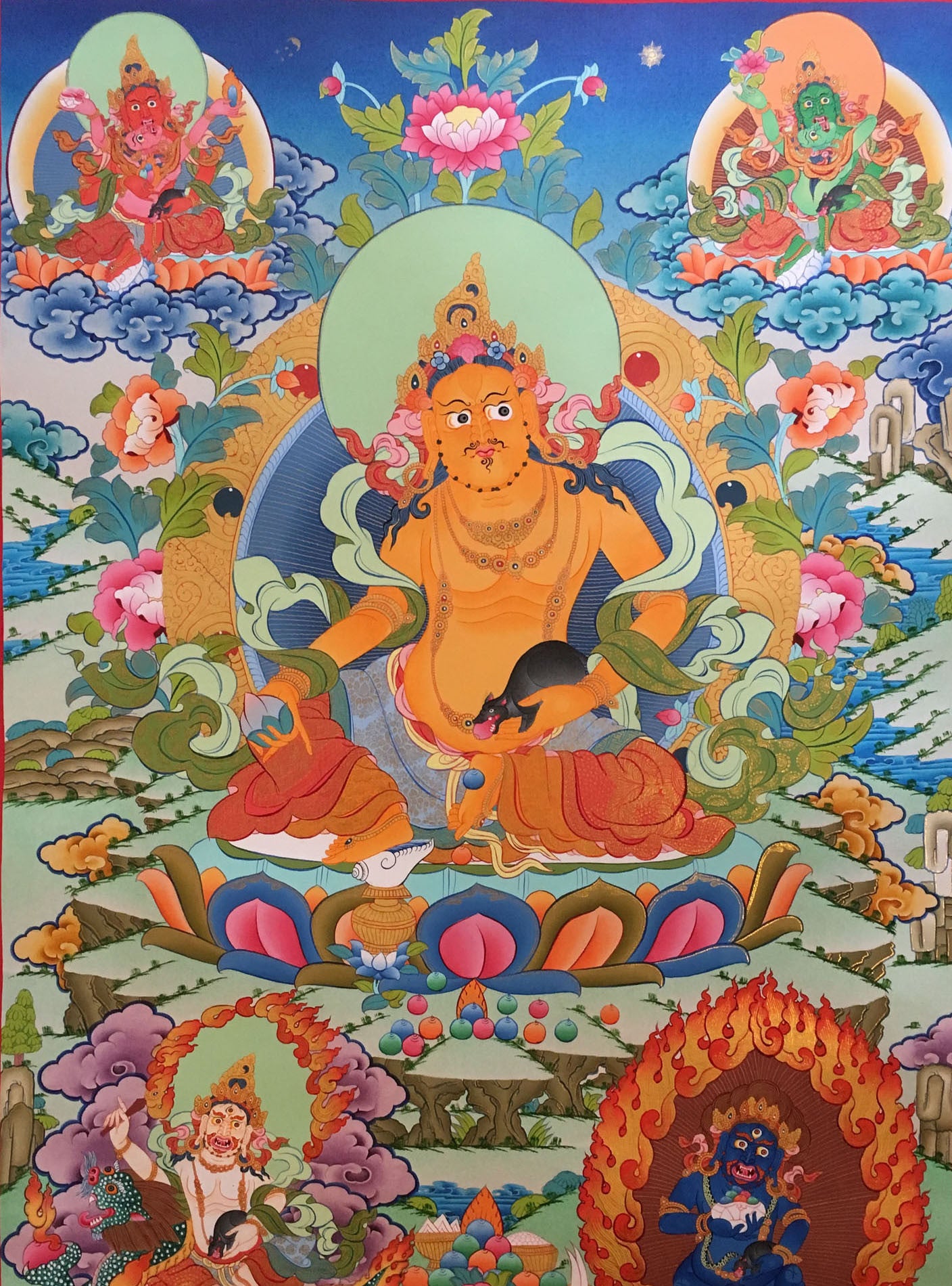 Zambala Thangka – thangkashop