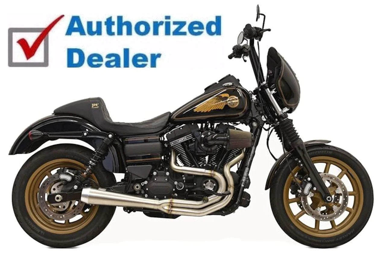 Bassani Greg Lutzka Edition Exhaust 2 into 1 Pipe Harley Dyna Stainless  Steel SS