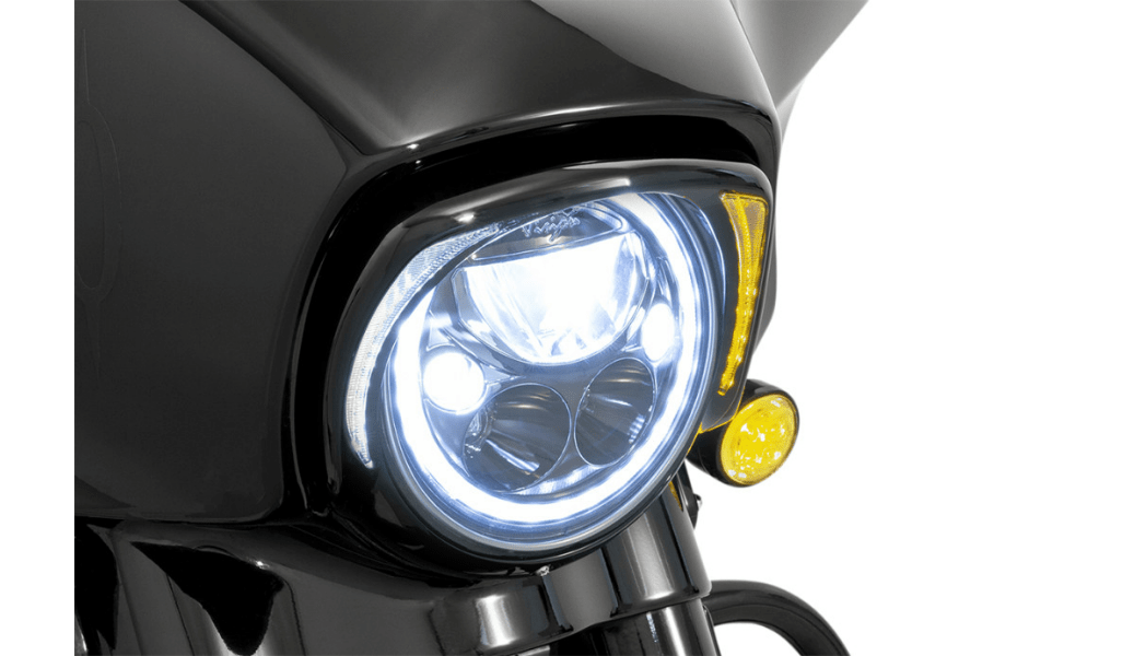 Ciro Black Fang LED Running Headlight Signal Bezel PlugnPlay 14