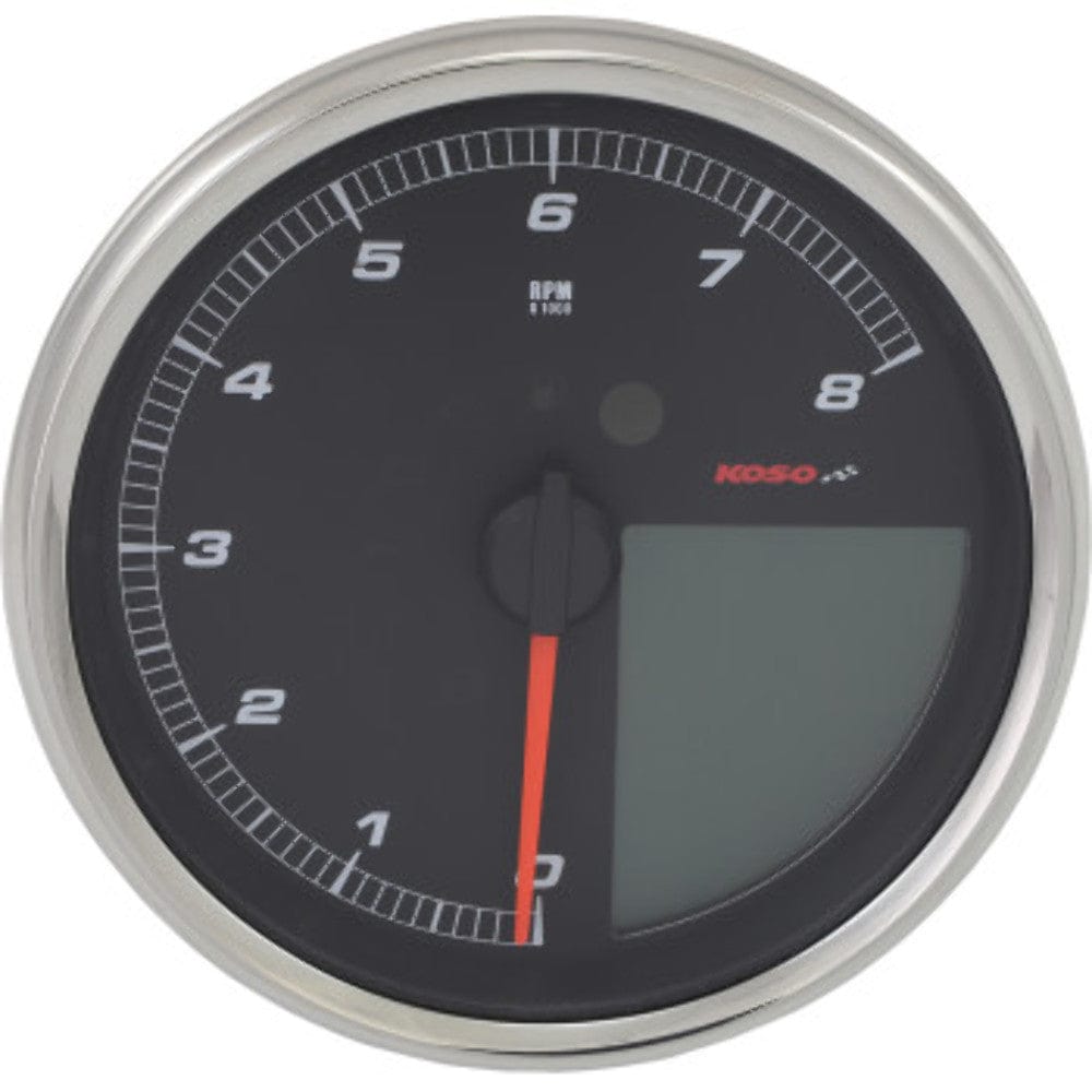 Koso North America Multi Function Speedometer/Tachometer Hd-04 Black  Ba051211 - J J Motorsports
