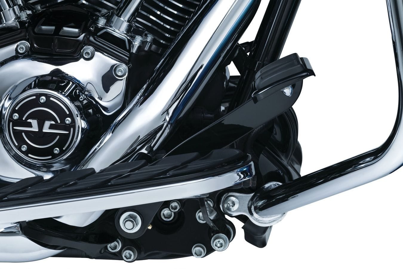 Kuryakyn Black Extended Brake Pedal Lever w/ Lower Fairing Harley