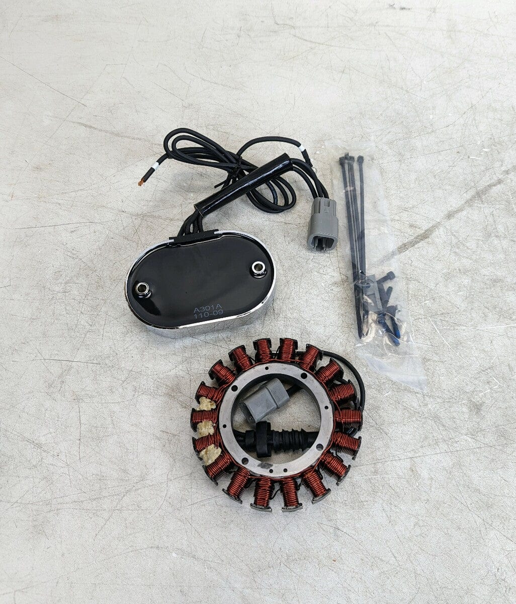 38 Amp Performance Charging Kit System Stator Harley Softail Twin Cam  2001-2006