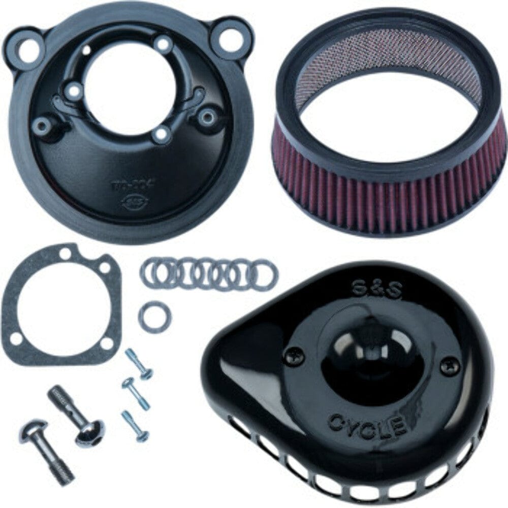 S&S Black Mini Tear Drop Stealth Air Cleaner Filter Harley 07-21 Sport –  American Classic Motors