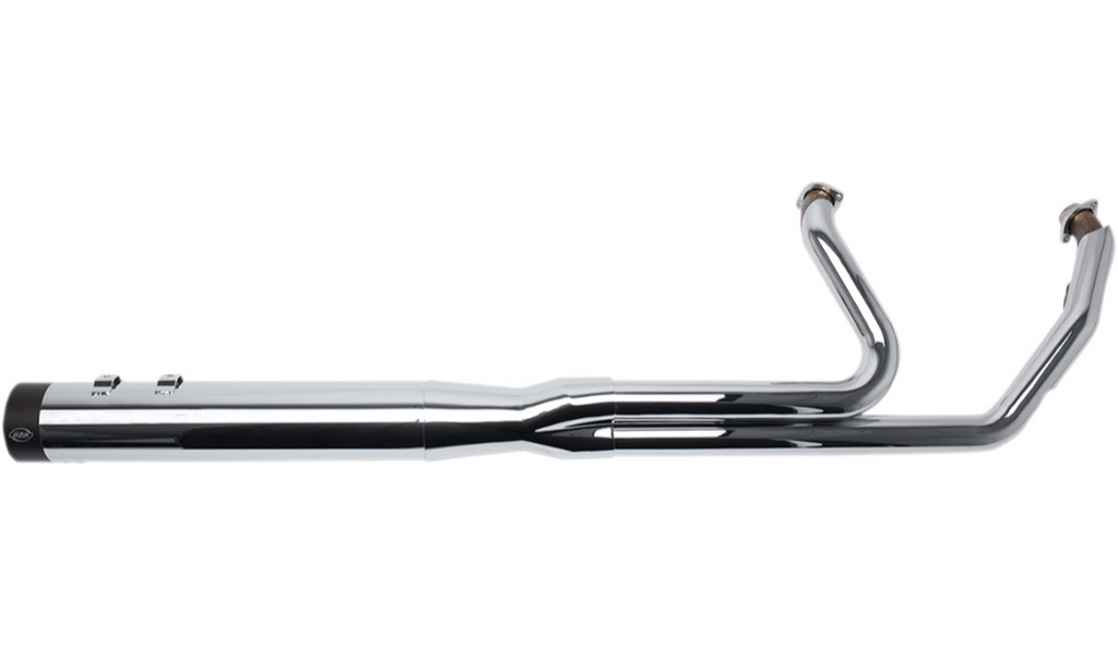 S&S Cycle Diamondback 2-into-1 Brushed Steel Exhaust System 2017