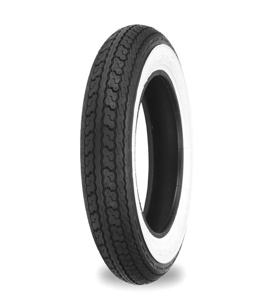 Shinko 550 Front Rear Tire 3.50-10 59J Whitewall Moped Scooter Classic –  American Classic Motors