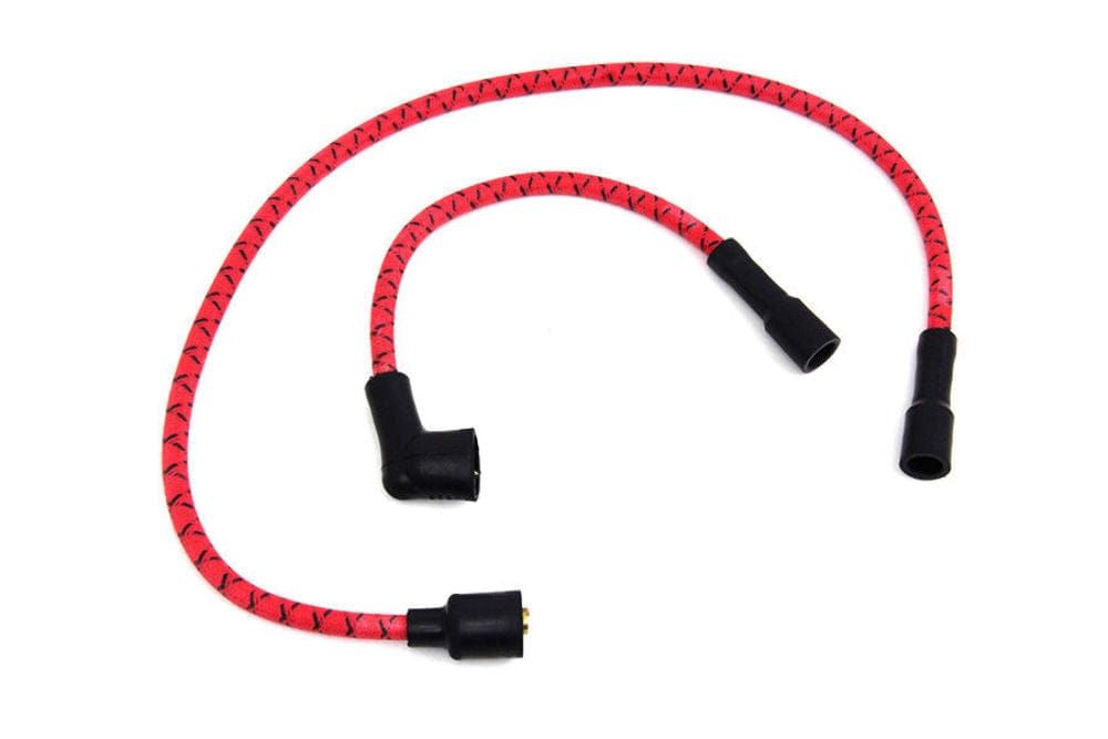 Sumax Red & Black Cloth Spark Plug Ignition Wire Set 2009-2016