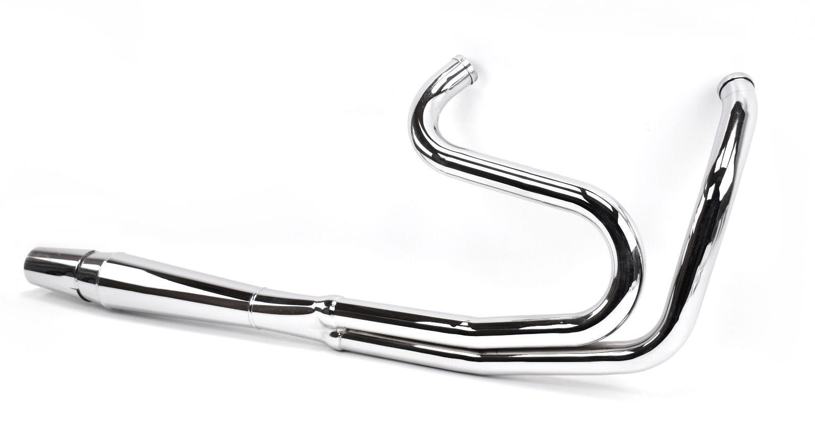 Chrome Thunderheader 2 into 1 Full Exhaust System Pipe Harley FXR  Mid-Controls