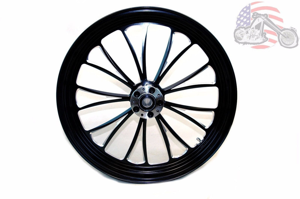 Ultima 6° Degree Raked Triple Trees Set 21 & 23” Wheel Harley Touring –  American Classic Motors