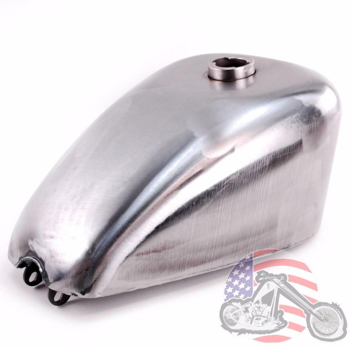 maXpeedingrods 1.5 Gallon Motorcycle Gas Fuel Tank Direct Mount for Harley  Sportster Ironhead Bobber 1955-1978